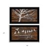 Set Of Two Spread Your Wings 2 Black Framed Print Wall Art