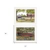 Set Of Two The Spring House 1 White Framed Print Wall Art