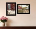 Set Of Two Good Morning 2 Black Framed Print Wall Art