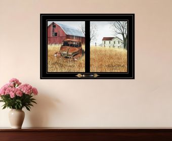 Granddads Old Truck 8 Black Framed Print Wall Art