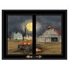 Spooky Harvest Moon 7 Black Framed Print Kitchen Wall Art