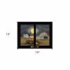 Spooky Harvest Moon 7 Black Framed Print Kitchen Wall Art