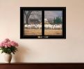 Wool Gathering 3 Black Framed Print Wall Art