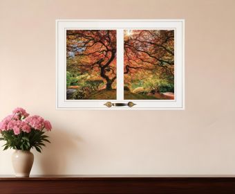 First Colors of Fall I 3 White Framed Print Wall Art