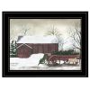 Christmas Wagon 2 Black Framed Print Wall Art