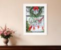 Christmas Peace 1 White Framed Print Wall Art