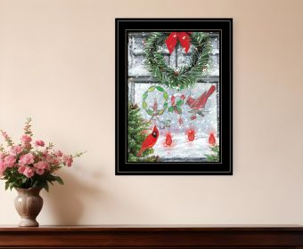 Christmas Peace 2 Black Framed Print Wall Art