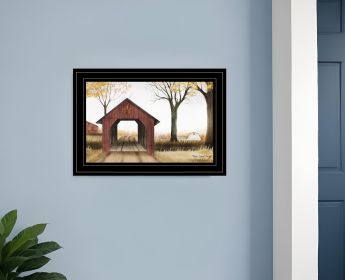 Bucks County Bridge 3 Black Framed Print Wall Art