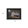 Midnight Moon 4 Black Framed Print Wall Art