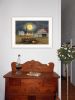 Spooky Harvest Moon 2 White Framed Print Kitchen Wall Art