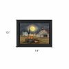 Spooky Harvest Moon 3 Black Framed Print Kitchen Wall Art