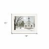 I Heard the Bells on Christmas 1 White Framed Print Wall Art