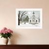 I Heard the Bells on Christmas 1 White Framed Print Wall Art