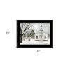 I Heard the Bells on Christmas 3 Black Framed Print Wall Art