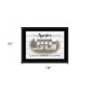 America 2 Black Framed Print Wall Art