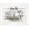 Farm Life 5 White Framed Print Wall Art