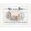 Rise And Shine 7 White Framed Print Wall Art