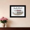 Simply Blessed Farmhouse Black Framed Print Wall Art