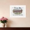 I Love You till the Cows Come Home 1 White Framed Print Wall Art