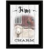 Farm Charm 2 Black Framed Print Wall Art