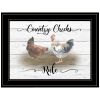 Country Chicks Rule 3 Black Framed Print Wall Art