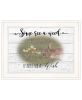 Some See A Weed 1 White Framed Print Wall Art