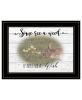 Some See A Weed 2 Black Framed Print Wall Art