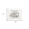 It Is Well 1 White Framed Print Wall Art