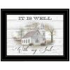 It Is Well 2 Black Framed Print Wall Art