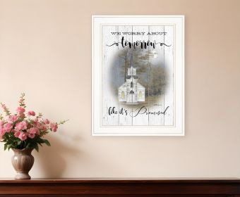 Tomorrow 1 White Framed Print Wall Art