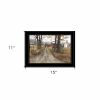 The Road Home 3 Black Framed Print Wall Art