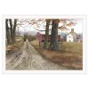 The Road Home 14 White Framed Print Wall Art