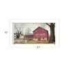 Antique Barn 5 White Framed Print Wall Art