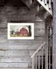 Antique Barn 1 White Framed Print Wall Art