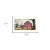 Antique Barn 1 White Framed Print Wall Art