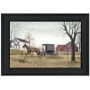 Goin to Market 2 Black Framed Print Wall Art