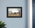 Goin to Market 2 Black Framed Print Wall Art