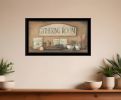 Gathering Room 2 Black Framed Print Kitchen Wall Art