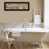 Starlight Bath 3 Black Framed Print Bathroom Wall Art