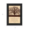 Life Is 6 Black Framed Print Wall Art