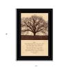 Life Is 7 Black Framed Print Wall Art