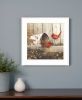 Playing Around 15x15 White Framed Print Wall Art