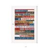 Red White and Blue Pledge Of Allegiance White Framed Print Wall Art