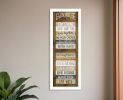 Farmhouse Rules 2 White Framed Print Wall Art