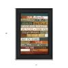 Our Family Rules 3 Black Framed Print Wall Art