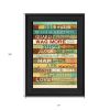 Dog Rules 3 Black Framed Print Wall Art