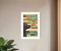 Ill Be Watching You 1 White Framed Print Wall Art