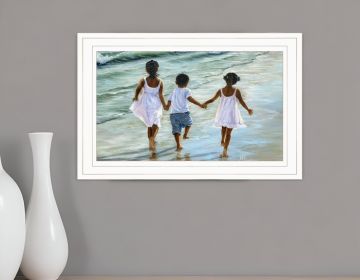 Family and Friends 2 White Framed Print Wall Art