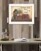 Heart of the Home 6 White Framed Print Kitchen Wall Art