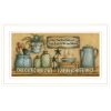 Country Kitchen 5 White Framed Print Kitchen Wall Art